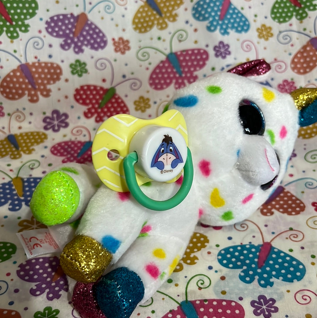 Yellow dummy Pacifier DISNEY eeyore NUK teat