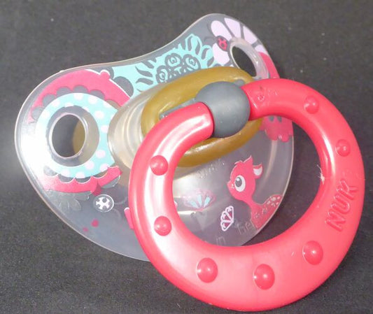 Maroon Woodland NUK Pacifier