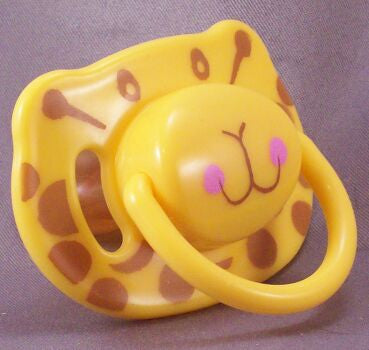 Yellow Leopard Pacifier