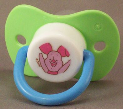 green dummy Pacifier DISNEY Piglet NUK teat