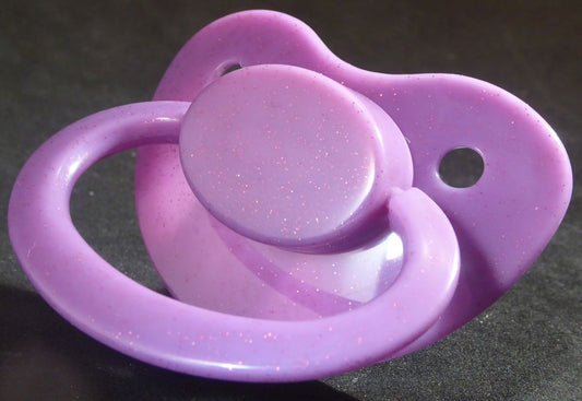 Dark Purple Glitter Large Shield