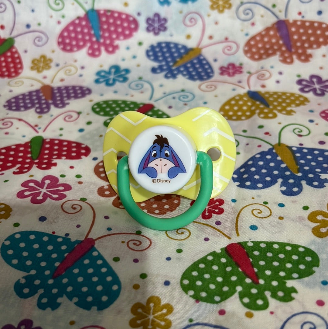 Yellow dummy Pacifier DISNEY eeyore NUK teat