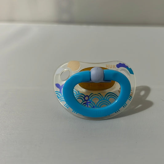 Blue Transparent Sea Design NUK Pacifier